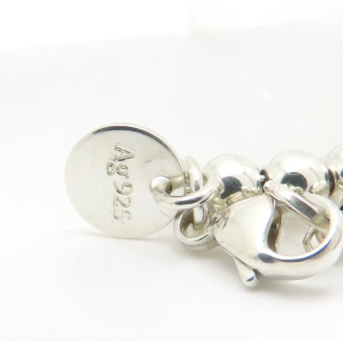 TIFFANY&Co. ティファニー リターントゥティファニー ミニハートタグ ブレスレット ピンクエナメル シルバー925/295630【中古】【BJ】