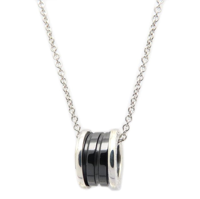 BVLGARI ブルガリ セーブザチルドレン ビーゼロワン ネックレス B.zero1 シルバー925xブラックセラミック レディース/295631【中古】【BJ】