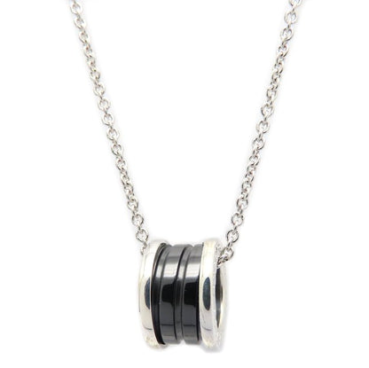 BVLGARI ブルガリ セーブザチルドレン ビーゼロワン ネックレス B.zero1 シルバー925xブラックセラミック レディース/295631【中古】【BJ】