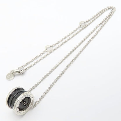 BVLGARI ブルガリ セーブザチルドレン ビーゼロワン ネックレス B.zero1 シルバー925xブラックセラミック レディース/295631【中古】【BJ】