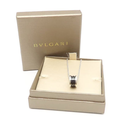 BVLGARI ブルガリ セーブザチルドレン ビーゼロワン ネックレス B.zero1 シルバー925xブラックセラミック レディース/295631【中古】【BJ】