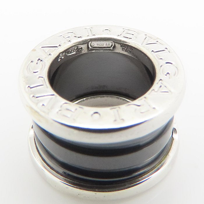 BVLGARI ブルガリ セーブザチルドレン ビーゼロワン ネックレス B.zero1 シルバー925xブラックセラミック レディース/295631【中古】【BJ】