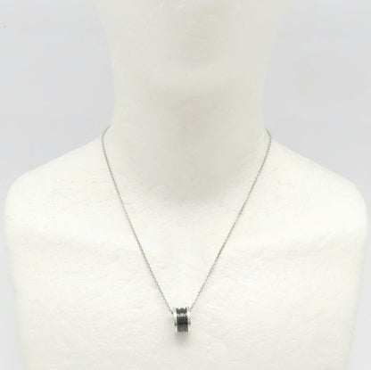 BVLGARI ブルガリ セーブザチルドレン ビーゼロワン ネックレス B.zero1 シルバー925xブラックセラミック レディース/295632【中古】【BJ】