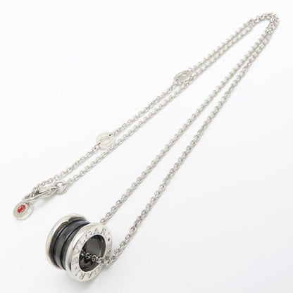 BVLGARI ブルガリ セーブザチルドレン ビーゼロワン ネックレス B.zero1 シルバー925xブラックセラミック レディース/295632【中古】【BJ】