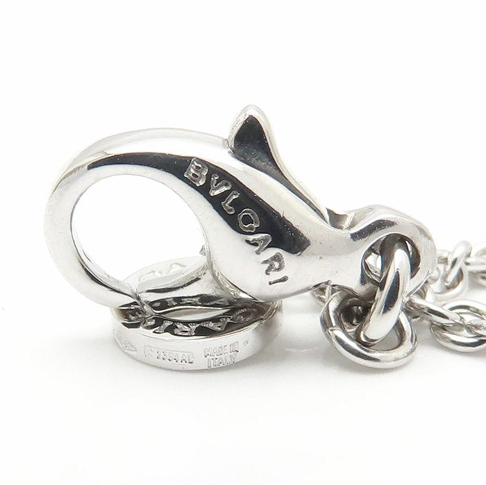 BVLGARI ブルガリ アストラーレチェルキ ネックレス ダイヤモンド K18WG ホワイトゴールドxブラックセラミック レディース/295634【中古】【BJ】