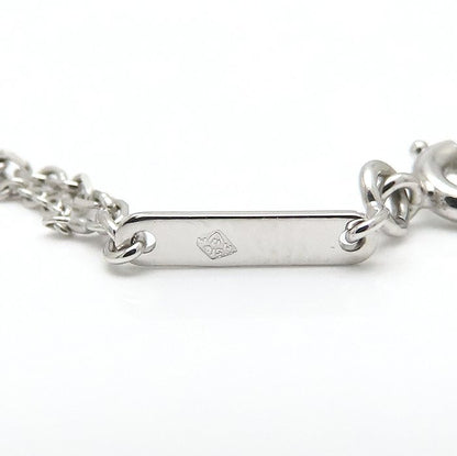 CARTIER カルティエ Cハート ネックレス ダイヤモンド K18WG ホワイトゴールド レディース/295635【中古】【BJ】