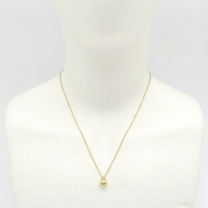 TIFFANY&Co. ティファニー ハードウェア ボール ネックレス K18YG イエローゴールド レディース/295636【中古】【BJ】