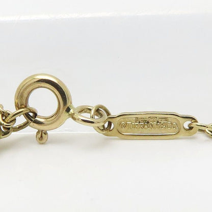 TIFFANY&Co. ティファニー ハードウェア ボール ネックレス K18YG イエローゴールド レディース/295636【中古】【BJ】
