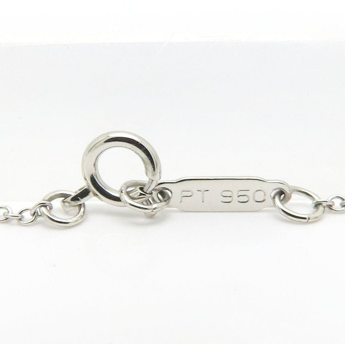 TIFFANY&Co. ティファニー スモールクロス ネックレス ダイヤモンド Pt950プラチナ レディース/295637【中古】【BJ】
