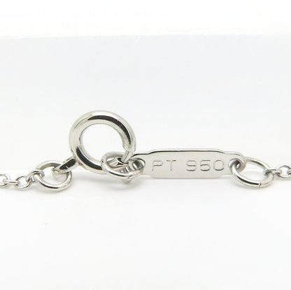 TIFFANY&Co. ティファニー スモールクロス ネックレス ダイヤモンド Pt950プラチナ レディース/295637【中古】【BJ】