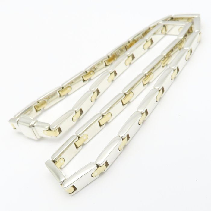 TIFFANY&Co. ティファニー デザイン ネックレス 48cm シルバー925xゴールド レディース/295638【中古】【BJ】