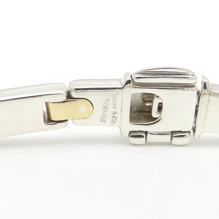 TIFFANY&Co. ティファニー デザイン ネックレス 48cm シルバー925xゴールド レディース/295638【中古】【BJ】