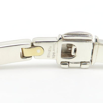 TIFFANY&Co. ティファニー デザイン ネックレス 48cm シルバー925xゴールド レディース/295638【中古】【BJ】