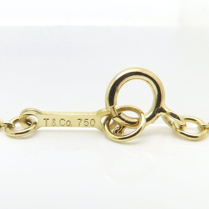 TIFFANY&Co. ティファニー スモールクロス ネックレス K18YG イエローゴールド レディース/295641【中古】【BJ】