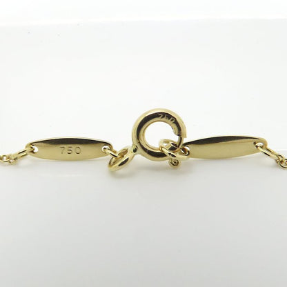 TIFFANY&Co. ティファニー バイザヤード ネックレス 1Pダイヤモンド エルサペレッティ K18YG イエローゴールド レディース/295642【中古】【BJ】