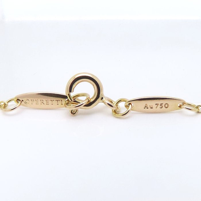 TIFFANY&Co. ティファニー バイザヤード ネックレス 1Pダイヤモンド エルサペレッティ K18PG ピンクゴールド レディース/295643【中古】【BJ】