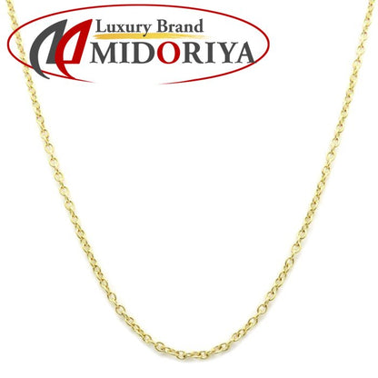 TIFFANY&Co. ティファニー チェーン ネックレス 40.5cm K18YG イエローゴールド レディース/295644【中古】【BJ】
