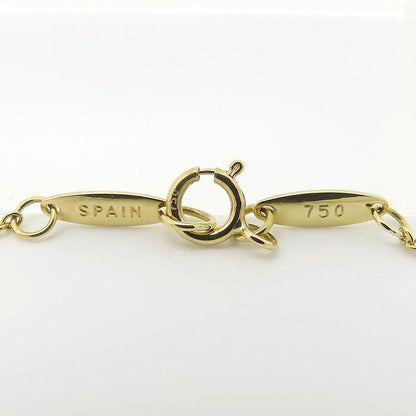TIFFANY&Co. ティファニー チェーン ネックレス 40.5cm K18YG イエローゴールド レディース/295644【中古】【BJ】