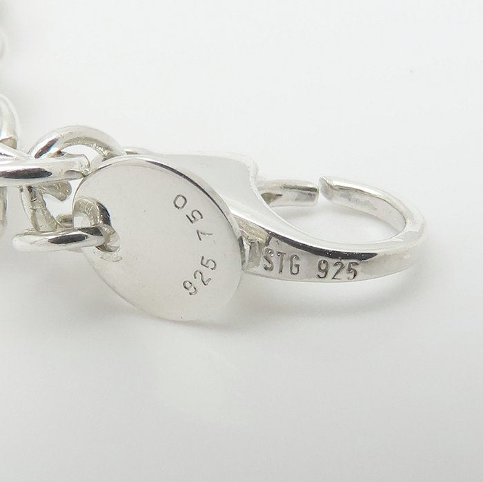 TIFFANY&Co. ティファニー ツイスト チェーン ネックレス 59cm シルバー925xK18YG イエローゴールド レディース/295645【中古】【BJ】