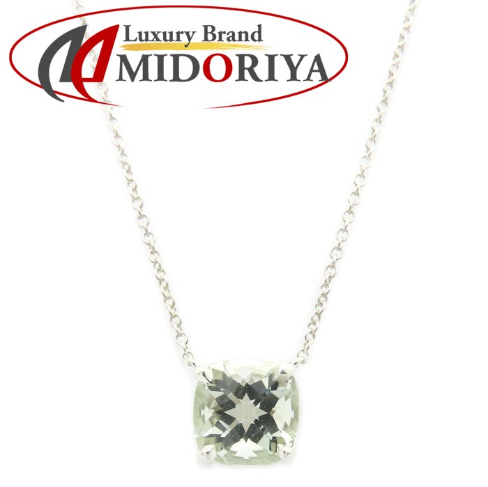TIFFANY&Co. ティファニー スパークラー ネックレス グリーンクオーツ シルバー925 レディース/295647【中古】【BJ】