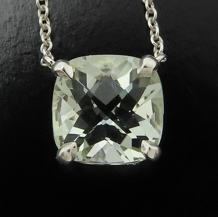 TIFFANY&Co. ティファニー スパークラー ネックレス グリーンクオーツ シルバー925 レディース/295647【中古】【BJ】