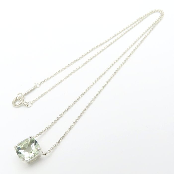 TIFFANY&Co. ティファニー スパークラー ネックレス グリーンクオーツ シルバー925 レディース/295647【中古】【BJ】