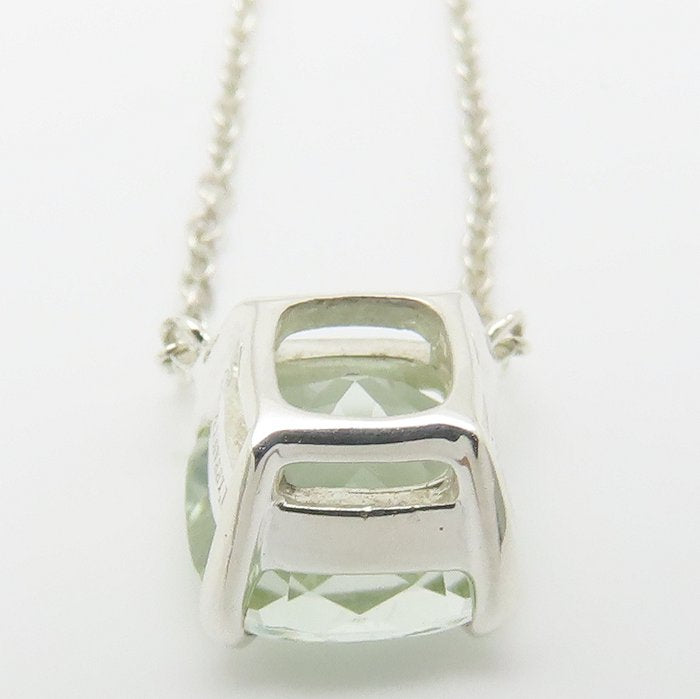 TIFFANY&Co. ティファニー スパークラー ネックレス グリーンクオーツ シルバー925 レディース/295647【中古】【BJ】