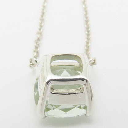 TIFFANY&Co. ティファニー スパークラー ネックレス グリーンクオーツ シルバー925 レディース/295647【中古】【BJ】