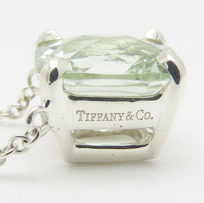 TIFFANY&Co. ティファニー スパークラー ネックレス グリーンクオーツ シルバー925 レディース/295647【中古】【BJ】