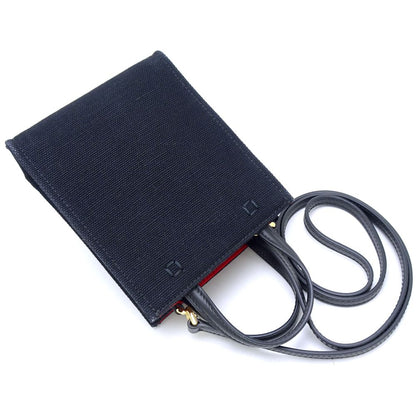 GIVENCHY ジバンシィ Gトートバーティカルミニ BB50R9B1F1001 ショルダーバッグ キャンバスxレザー ブラック/350688【中古】