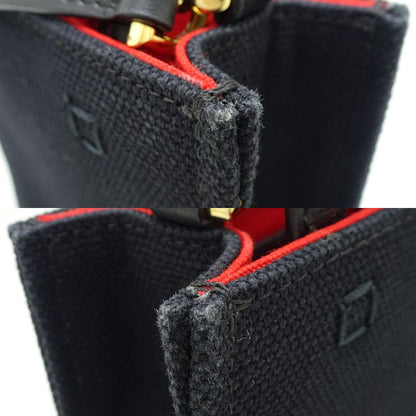 GIVENCHY ジバンシィ Gトートバーティカルミニ BB50R9B1F1001 ショルダーバッグ キャンバスxレザー ブラック/350688【中古】