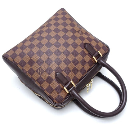LOUIS VUITTON ルイヴィトン ダミエ ブレラ N51150 ハンドバッグ エベヌ/350949【中古】