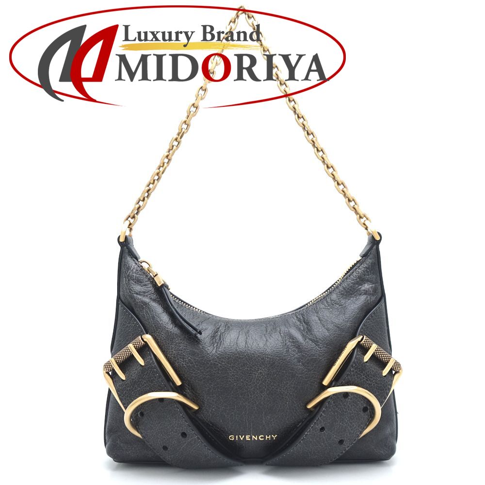Givenchy ジバンシィ ヴォワイユー ボーイフレンド BB50X7B20N-001 ショルダーバッグ パーティバッグ ミニチェーンショルダー アンティークレザー カーフ ブラック/351207【中古】