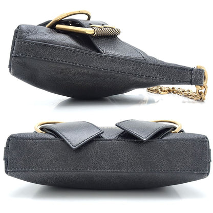 Givenchy ジバンシィ ヴォワイユー ボーイフレンド BB50X7B20N-001 ショルダーバッグ パーティバッグ ミニチェーンショルダー アンティークレザー カーフ ブラック/351207【中古】