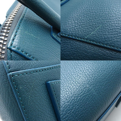 Givenchy ジバンシィ アンティゴナ 2Wayバッグ レザー ブルー系/351314【中古】
