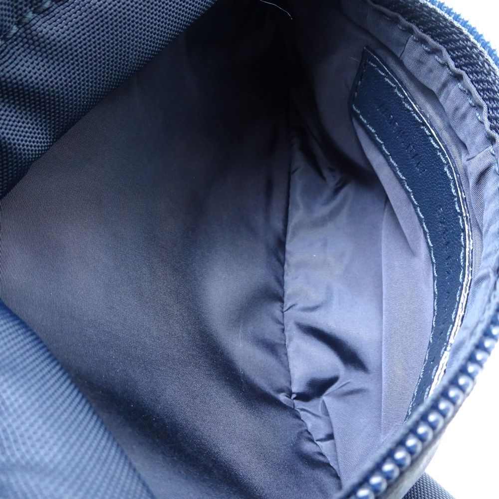 BALENCIAGA バレンシアガ ウィールヒップバッグ 528862 ボディバッグ ユニセックス ナイロンxキャンバス ネイビー レッド/351815【中古】