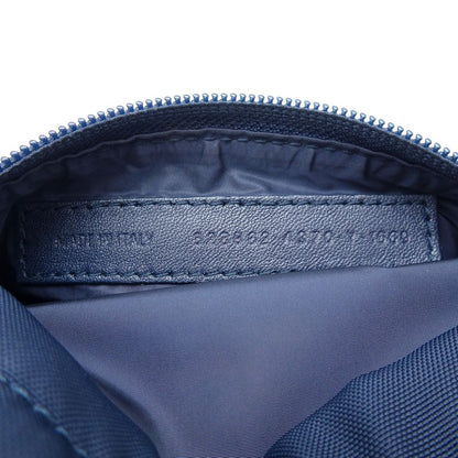BALENCIAGA バレンシアガ ウィールヒップバッグ 528862 ボディバッグ ユニセックス ナイロンxキャンバス ネイビー レッド/351815【中古】