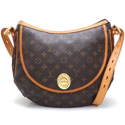 LOUIS VUITTON ルイヴィトン モノグラム トゥラムGM M40075 ショルダーバッグ ブラウン/352176【中古】