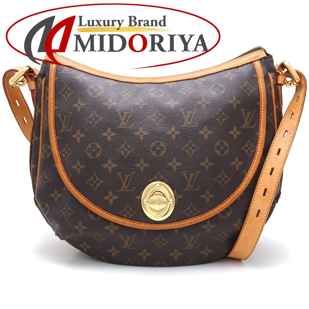 LOUIS VUITTON ルイヴィトン モノグラム トゥラムGM M40075 ショルダーバッグ ブラウン/352176【中古】