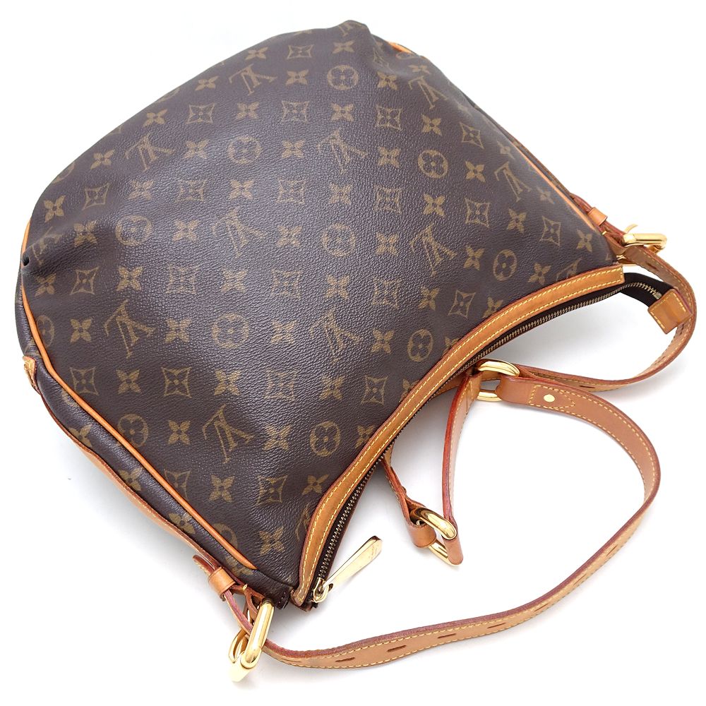 LOUIS VUITTON ルイヴィトン モノグラム トゥラムGM M40075 ショルダーバッグ ブラウン/352176【中古】