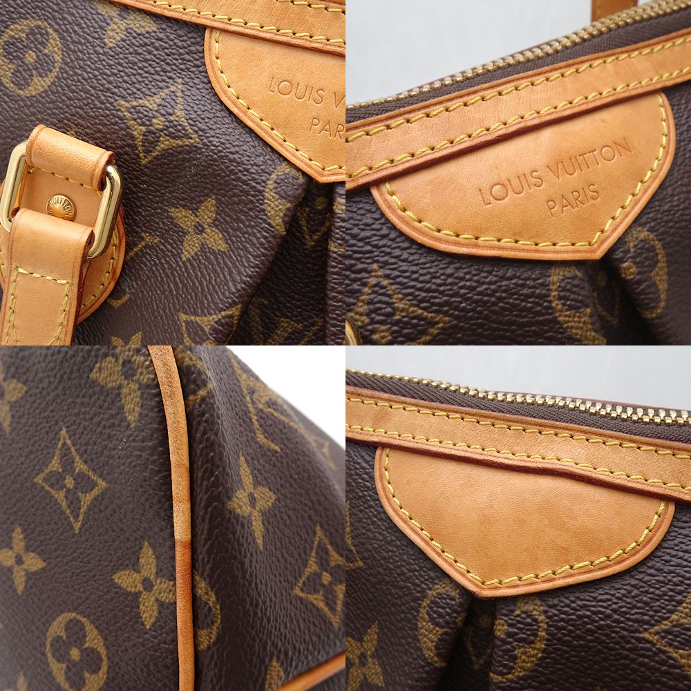 LOUIS VUITTON ルイヴィトン モノグラム パレルモPM M40145 ショルダーバッグ ブラウン/352177【中古】