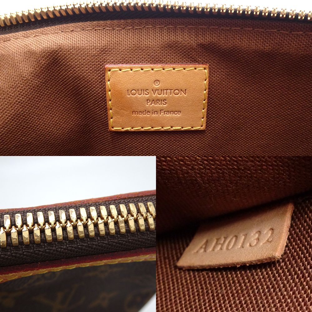LOUIS VUITTON ルイヴィトン モノグラム パレルモPM M40145 ショルダーバッグ ブラウン/352177【中古】