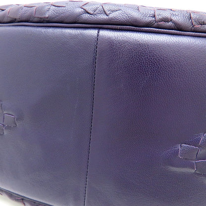 BOTTEGAVENETA ボッテガヴェネタ ハンドバッグ イントレチャート レザー パープル/352306【中古】
