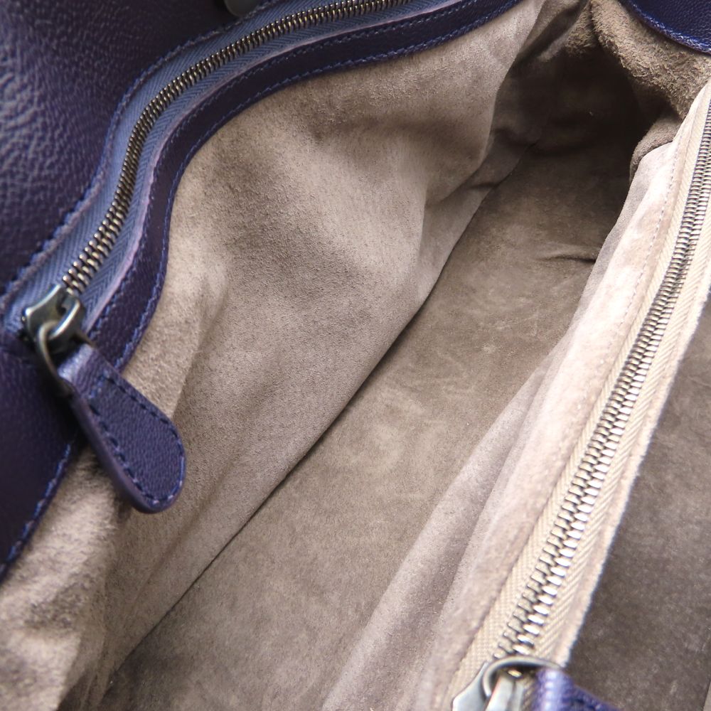 BOTTEGAVENETA ボッテガヴェネタ ハンドバッグ イントレチャート レザー パープル/352306【中古】
