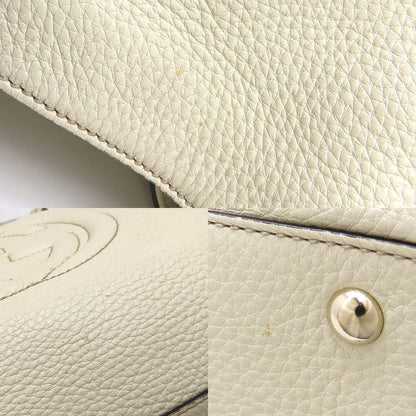 GUCCI グッチ 336751 ソーホー ハンドバッグ 2WAY レザー アイボリー/352448【中古】