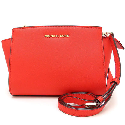 Michael Kors マイケルコース 30S3GLMS2L ショルダーバッグ レザー MANDARIN オレンジ/352506【中古】