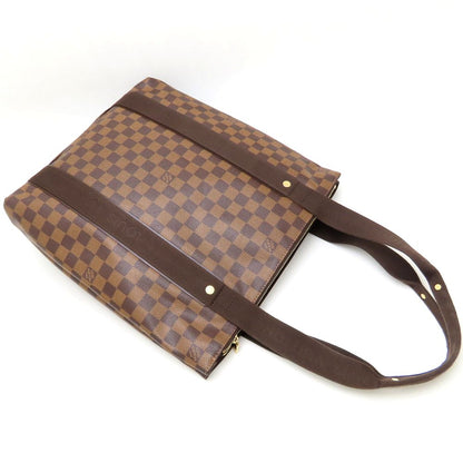LOUIS VUITTON ルイヴィトン ダミエ カバ・ボブール N52006 トートバッグ エベヌ/352538【中古】