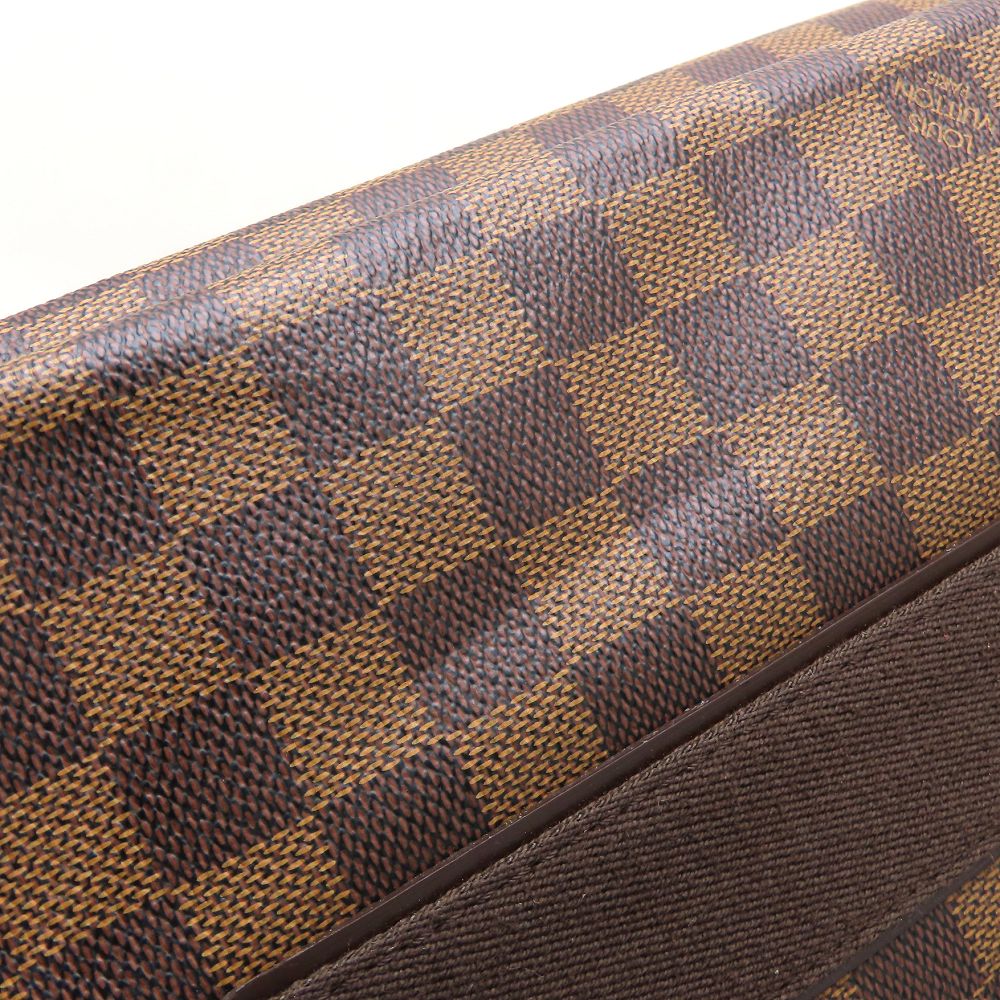 LOUIS VUITTON ルイヴィトン ダミエ カバ・ボブール N52006 トートバッグ エベヌ/352538【中古】