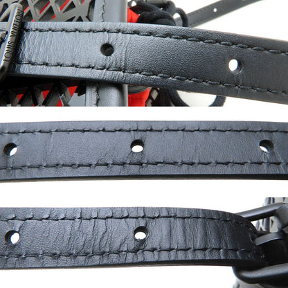 LOUIS VUITTON ルイヴィトン モノグラム レース バケットPM M20352 トートバッグ パテントカーフ ブラック レッド/352541【中古】