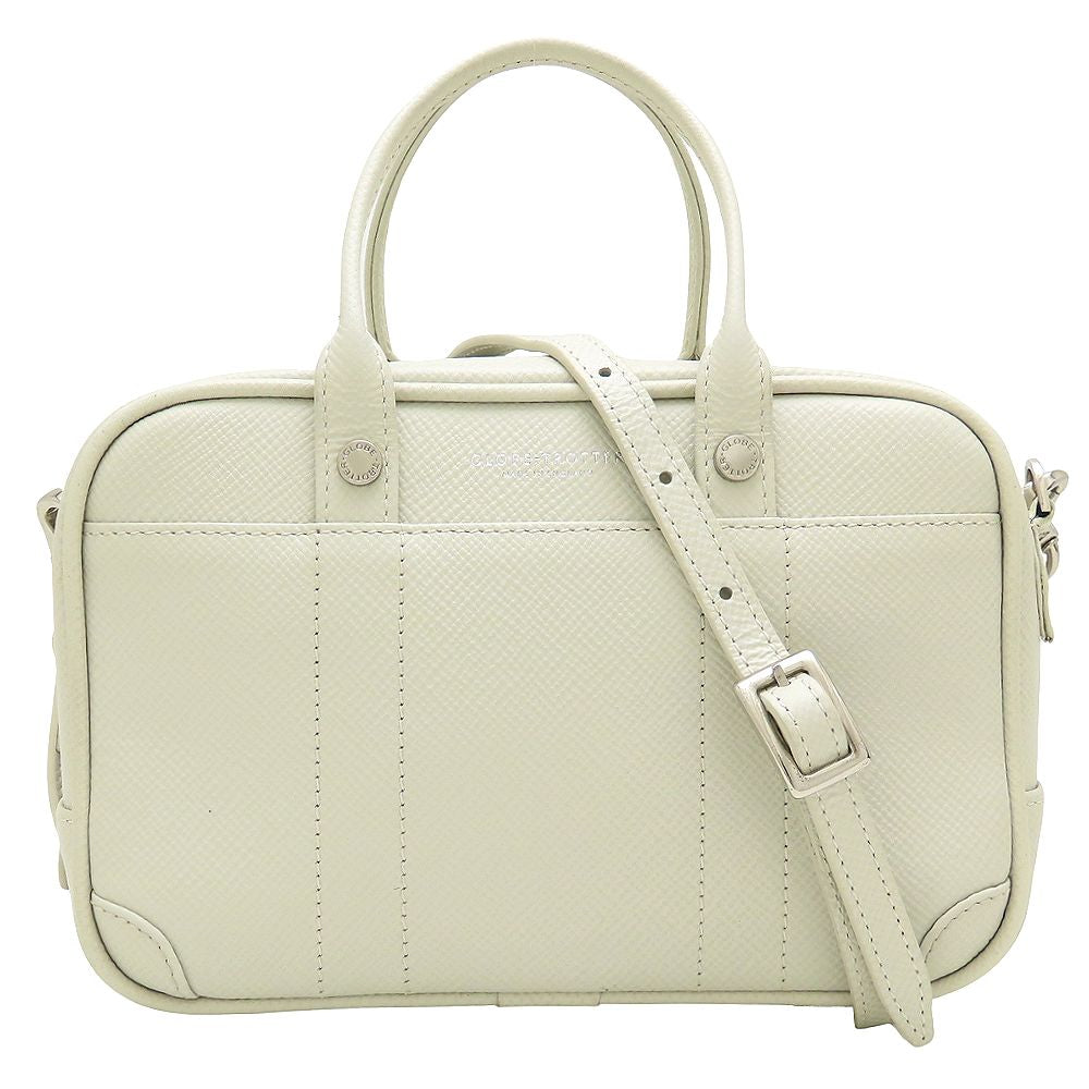 GLOBE TROTTER グローブトロッター ジェット ボーリングバッグ ショルダーバッグ ミニバッグ レザー ホワイト系/352619【中古】